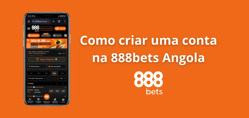 Como criar uma conta na 888bets Angola