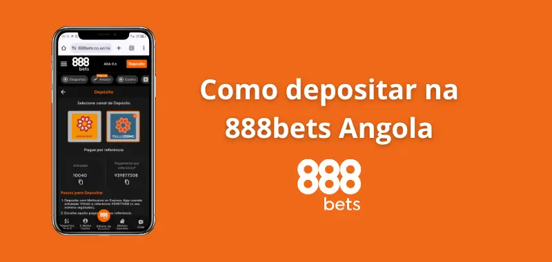 Como depositar na 888bets Angola, 888 bets