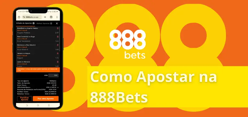 Como fazer uma aposta na 888bets